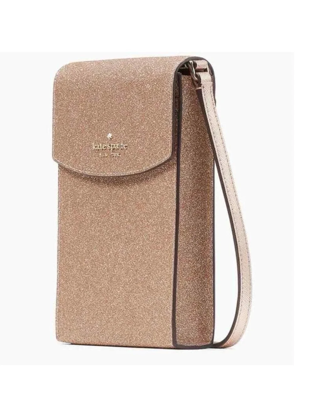 Kate Spade phone crossbody pink glitter